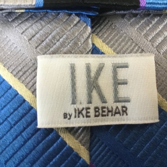 I K E BEHAR SILK TIE - Picture 3 of 9